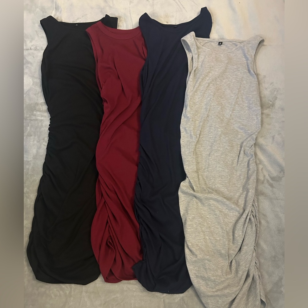 STYLEWORLD Ruched Cutout Bodycon Dresses (4 for $20)
